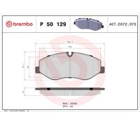 Kit pastiglie freno, Freno a disco Assale anteriore per MERCEDES-BENZ MERCEDES-B