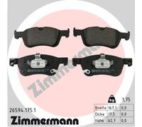 Kit pastiglie freno, Freno a disco Assale anteriore per MERCEDES-BENZ NISSAN REN