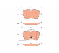 Kit pastiglie freno, Freno a disco Assale anteriore per MINI MINI MINI CLUBMAN M