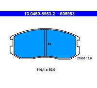 Kit pastiglie freno, Freno a disco Assale anteriore per MITSUBISHI PROTON COLT L