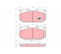 Kit pastiglie freno, Freno a disco Assale anteriore per NISSAN 300ZX