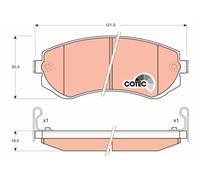 Kit pastiglie freno, Freno a disco Assale anteriore per NISSAN ALMERA PATROL GR
