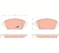 Kit pastiglie freno, Freno a disco Assale anteriore per NISSAN ALMERA TINO PRIME