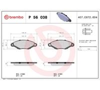 Kit pastiglie freno, Freno a disco Assale anteriore per NISSAN RENAULT ALMERA KA
