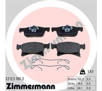 Kit pastiglie freno, Freno a disco Assale anteriore per OPEL VAUXHALL ADAM CORSA