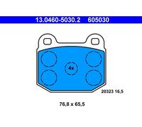 Kit pastiglie freno, Freno a disco Assale anteriore per OPEL VAUXHALL ASCONA CAR