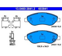 Kit pastiglie freno, Freno a disco Assale anteriore per OPEL VAUXHALL CORSA