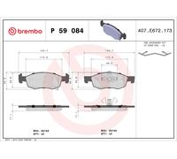 Kit pastiglie freno, Freno a disco Assale anteriore per OPEL VAUXHALL CORSA CORS