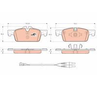 Kit pastiglie freno, Freno a disco Assale anteriore per PEUGEOT 508 508 SW