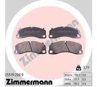 Kit pastiglie freno, Freno a disco Assale anteriore per PORSCHE 718 BOXSTER 718