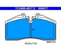 Kit pastiglie freno, Freno a disco Assale anteriore per PORSCHE 911 928 944 959