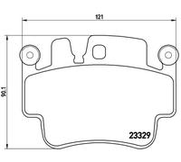 Kit pastiglie freno, Freno a disco Assale anteriore per PORSCHE 911 BOXSTER CARR