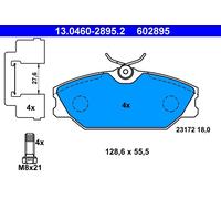 Kit pastiglie freno, Freno a disco Assale anteriore per RENAULT CLIO LAGUNA MEGA