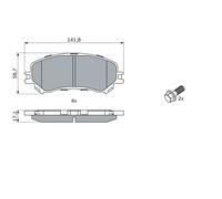 Kit pastiglie freno, Freno a disco Assale anteriore per RENAULT ESPACE GRAND SCÉ
