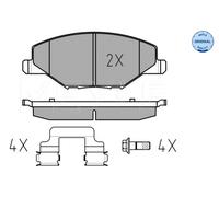Kit pastiglie freno, Freno a disco Assale anteriore per SKODA VW FABIA POLO