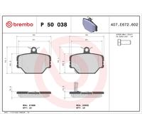 Kit pastiglie freno, Freno a disco Assale anteriore per SMART CABRIO CITY-COUPE