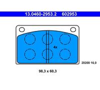 Kit pastiglie freno, Freno a disco Assale anteriore per VOLVO 140 164 240 260