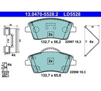Kit pastiglie freno, Freno a disco Assale anteriore per VOLVO XC40