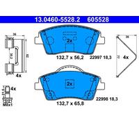 Kit pastiglie freno, Freno a disco Assale anteriore per VOLVO XC40