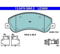 Kit pastiglie freno, Freno a disco Assale anteriore per VW AMAROK