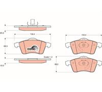Kit pastiglie freno, Freno a disco Assale anteriore per VW CALIFORNIA TRANSPORTE