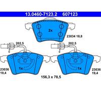 Kit pastiglie freno, Freno a disco Assale anteriore per VW TRANSPORTER