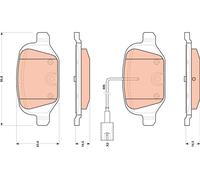 Kit pastiglie freno, Freno a disco Assale posteriore per ABARTH FIAT 500 500 / 5