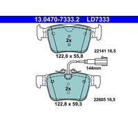 Kit pastiglie freno, Freno a disco Assale posteriore per ALFA ROMEO GIULIA STELV