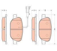Kit pastiglie freno, Freno a disco Assale posteriore per ALFA ROMEO GIULIETTA