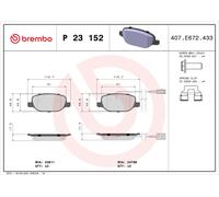 Kit pastiglie freno, Freno a disco Assale posteriore per ALFA ROMEO GIULIETTA
