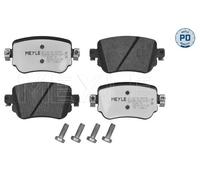 Kit pastiglie freno, Freno a disco Assale posteriore per AUDI SEAT SKODA VW A1 A