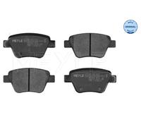 Kit pastiglie freno, Freno a disco Assale posteriore per AUDI SEAT SKODA VW A1 A