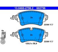 Kit pastiglie freno, Freno a disco Assale posteriore per AUDI VW A4 A4 Allroad A