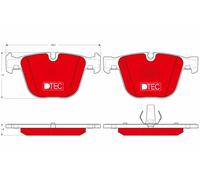 Kit pastiglie freno, Freno a disco Assale posteriore per BENTLEY BMW ROLLS-ROYCE