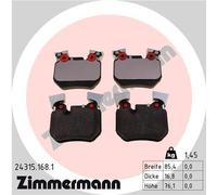 Kit pastiglie freno, Freno a disco Assale posteriore per BMW 1 3