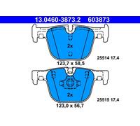 Kit pastiglie freno, Freno a disco Assale posteriore per BMW 3 4