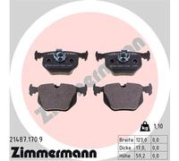 Kit pastiglie freno, Freno a disco Assale posteriore per BMW LAND ROVER 3 5 7 RA