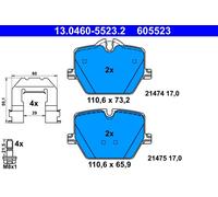 Kit pastiglie freno, Freno a disco Assale posteriore per BMW TOYOTA 2 3 4 i4 SUP