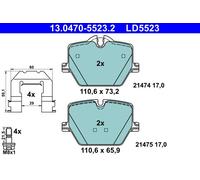 Kit pastiglie freno, Freno a disco Assale posteriore per BMW TOYOTA 2 3 4 i4 SUP
