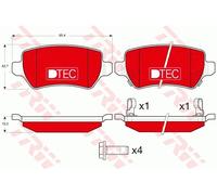 Kit pastiglie freno, Freno a disco Assale posteriore per CHEVROLET KIA OPEL VAUX