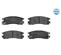 Kit pastiglie freno, Freno a disco Assale posteriore per CHRYSLER MITSUBISHI ECL