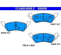 Kit pastiglie freno, Freno a disco Assale posteriore per CHRYSLER VOYAGER VOYAGE
