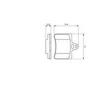 Kit pastiglie freno, Freno a disco Assale posteriore per CITROËN C5