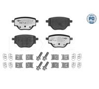 Kit pastiglie freno, Freno a disco Assale posteriore per CITROËN FIAT JEEP OPEL