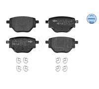 Kit pastiglie freno, Freno a disco Assale posteriore per CITROËN FIAT JEEP OPEL
