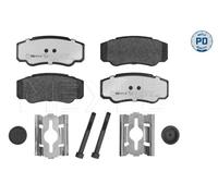 Kit pastiglie freno, Freno a disco Assale posteriore per CITROËN FIAT PEUGEOT BO