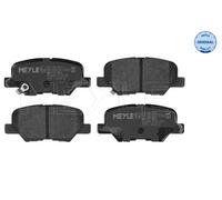 Kit pastiglie freno, Freno a disco Assale posteriore per CITROËN MAZDA MITSUBISH