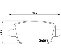 Kit pastiglie freno, Freno a disco Assale posteriore per FORD FORD (CHANGAN) FOR