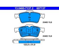 Kit pastiglie freno, Freno a disco Assale posteriore per FORD NISSAN RENAULT ESP