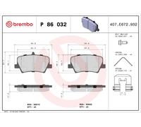 Kit pastiglie freno, Freno a disco Assale posteriore per GALAXY GEELY LYNK & CO